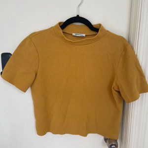 Zara Mock Neck Shirt